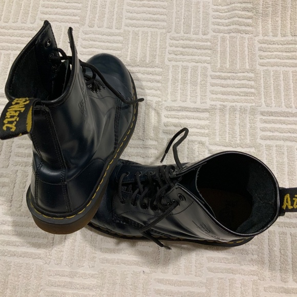 Dr. “Doc” Martens Smooth Leather Lace Up Boots - Picture 7 of 10